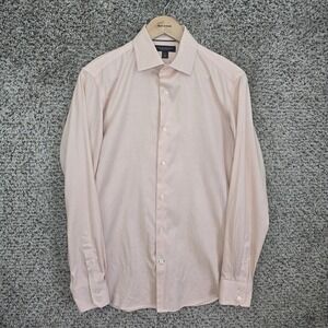 Banana Republic Dress Shirt Mens Small 14-14.5 Button Up Non Iron Slim Fit